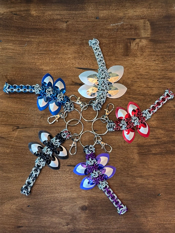 DragonFly Chain Maille KeyChain - Bonfire Baja Hoodies