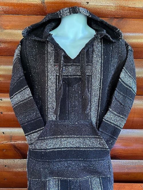 Brown Grey Black White Baja Hoodie - Bonfire Baja Hoodies