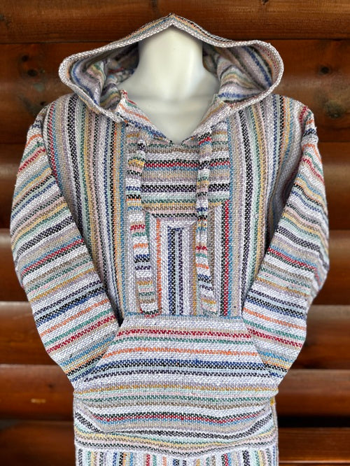 Purple Multi Baja Hoodie