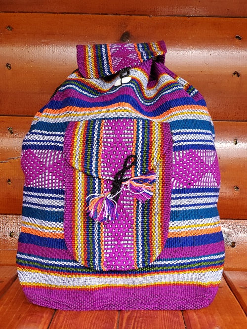 Magenta Tangerine Blue Baja Backpack - Bonfire Baja Hoodies