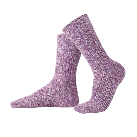 Plum Cabin Crew Solmate Socks - Bonfire Baja Hoodies