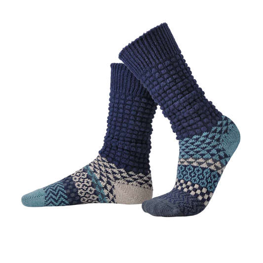 Cerulean Fusion Slouch Solmate Socks - Bonfire Baja Hoodies