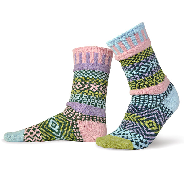 Lilac Crew Solmate Socks - Bonfire Baja Hoodies