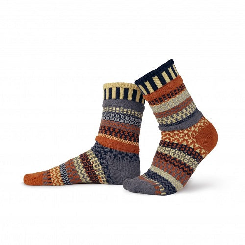 Nutmeg Crew Solmate Socks - Bonfire Baja Hoodies