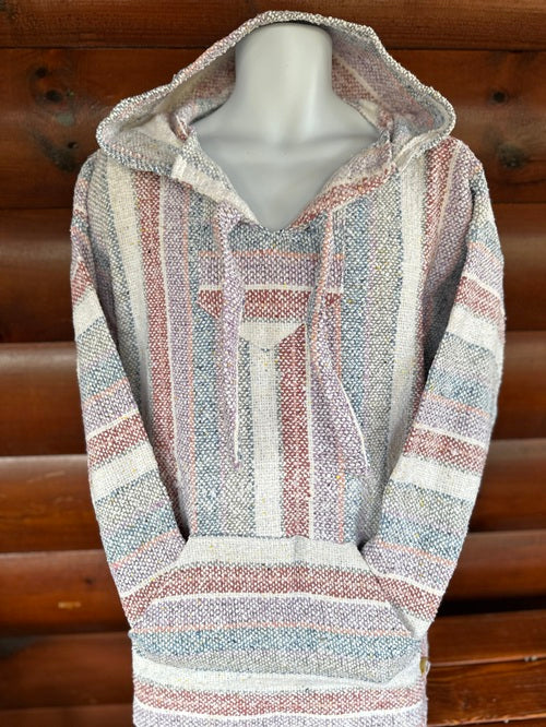 Purple Blue Red Green Baja Hoodie - Bonfire Baja Hoodies