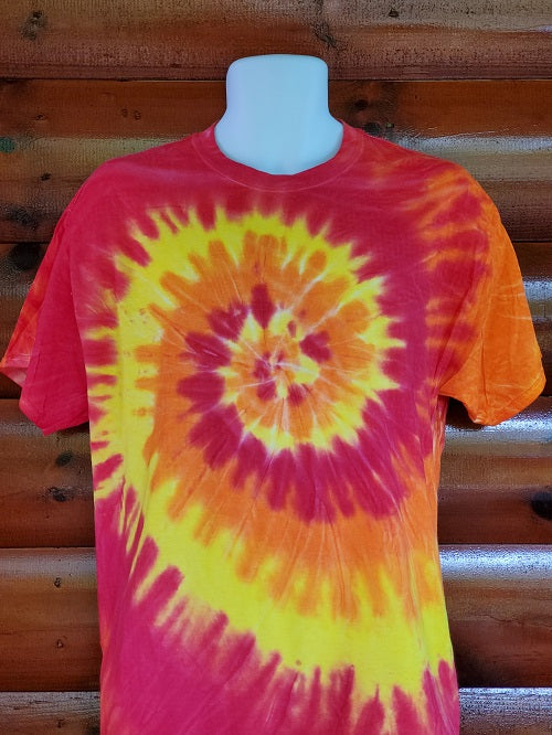 Inferno Tie Dye T-Shirt - Bonfire Baja Hoodies